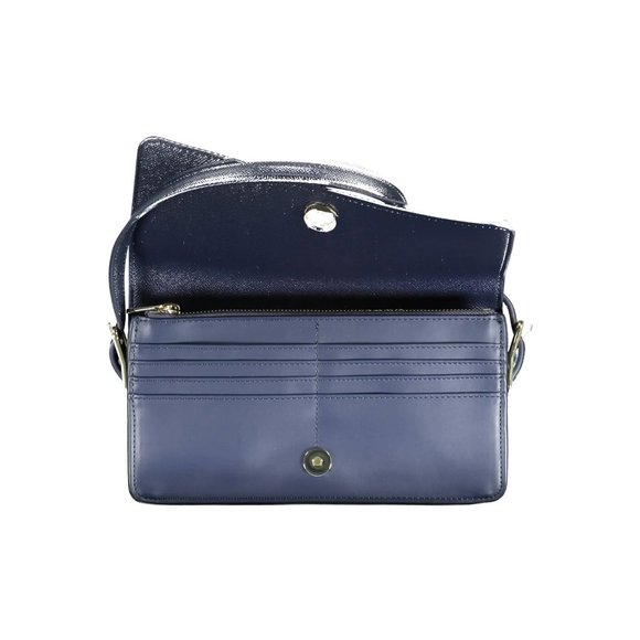 Tommy Hilfiger Blue Polyurethane Handbag - Picture 3 of 3